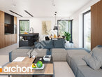 Проект дома ARCHON+ Дом в шишковиках 2 дневная зона (визуализация 1 вид 2)