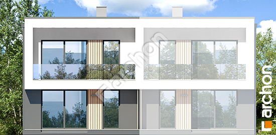 Дворовий фасад Будинок в фіалках 6 (Р2БЕ) вер.3