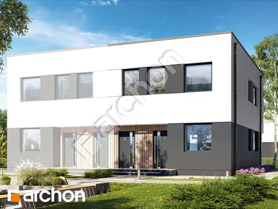 Проект дома ARCHON+ Дом в фиалках 6 (Р2БЕ) вер.3 Вид 2