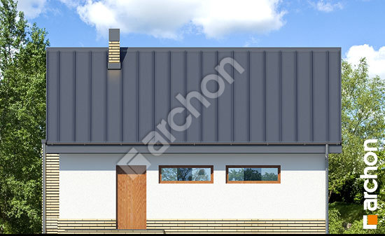 Дворовий фасад Г15 - Двомісний гараж