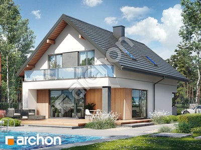 Проект дома ARCHON+ Дом в гамамелисах 