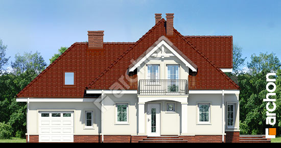 Передній фасад Будинок в тамарисках 7