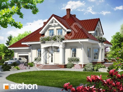 Проект дома ARCHON+ Дом в тамарисках 7 