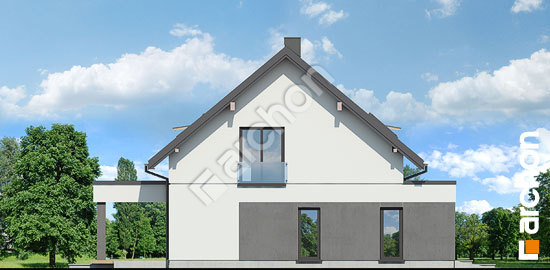 Боковой фасад Дом под персиками (ГЕ)