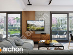 Проект будинку ARCHON+ Будинок під персиками (ГЕ) денна зона (візуалізація 1 від 1)