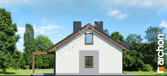 Боковой фасад Дом в ягодах 2 (ПД) вер. 2