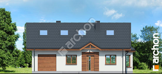 Передний фасад Дом в ягодах 2 (ПД) вер. 2