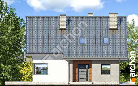 Передній фасад Будинок під лічі 6