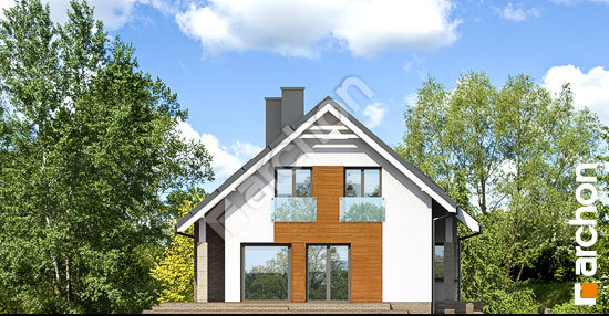 Боковой фасад Дом в бугенвилиях (П)