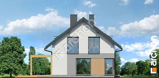 Боковой фасад Дом в вистерии 8