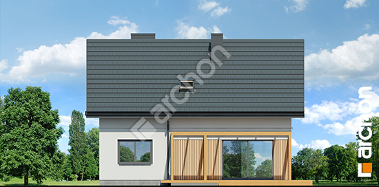 Дворовой фасад Дом в вистерии 8