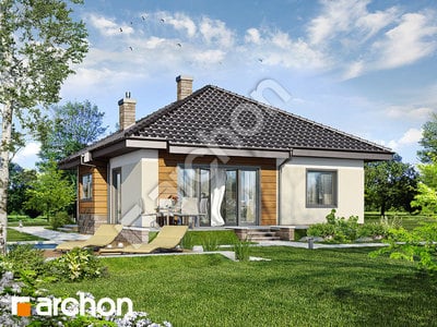 Проект дома ARCHON+ Дом в дерни 