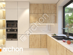 Проект будинку ARCHON+ Будинок в малинівці 11 (Б) візуалізація кухні 1 від 2