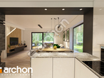 Проект будинку ARCHON+ Будинок в яблонках 19 візуалізація кухні 1 від 3