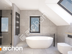 Проект будинку ARCHON+ Будинок в яблонках 19 візуалізація ванни (візуалізація 3 від 4)
