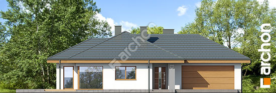 Передній фасад Будинок в амарантах 2 вер.2