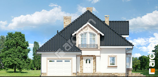 Передний фасад Дом в кокосах (Г) вер.2