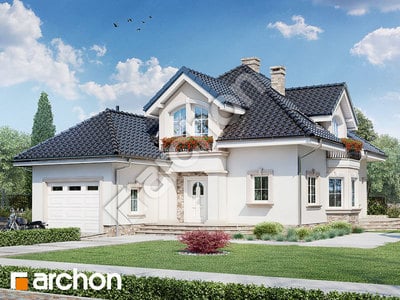 Проєкт будинку ARCHON+ Будинок в кокосах (Г) вер.2 