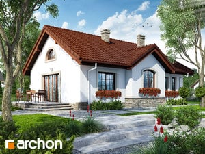 Проект будинку ARCHON+ Будинок в газаніях Вид 2
