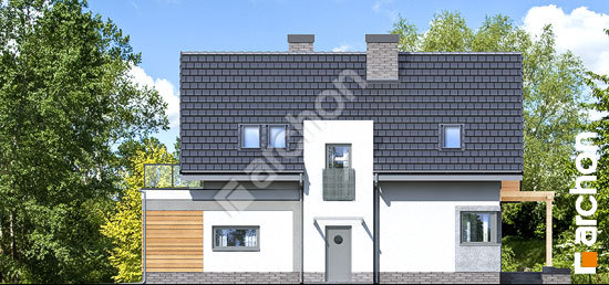 Бочний фасад Будинок в аденофорах вер.2