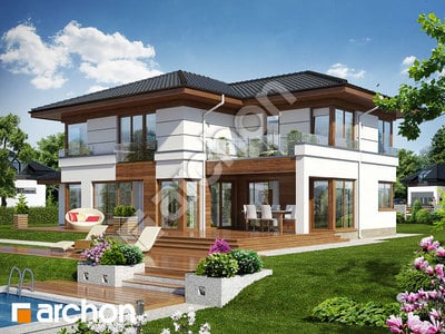 Проєкт будинку ARCHON+ Вілла Вероніка 3 вер. 2 