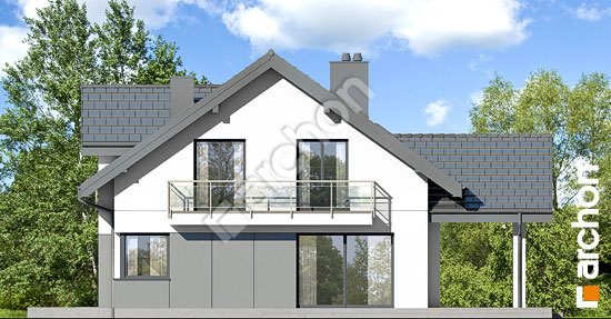 Боковой фасад Дом в аурорах 18 (Г)