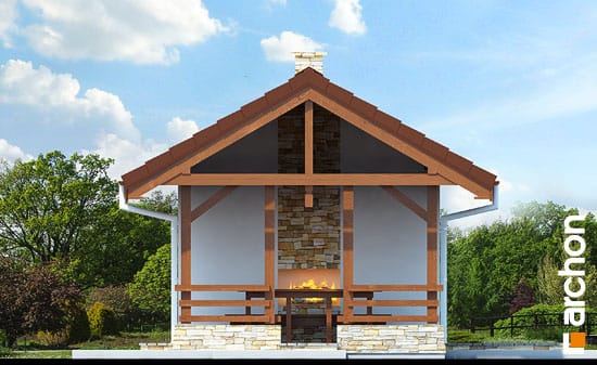 Передний фасад Беседка A3