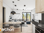 Проект дома ARCHON+ Дом в коручках 3 (Р2) визуализация кухни 1 вид 2