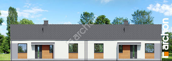 Передний фасад Дом в коручках 3 (Р2)