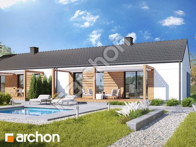 Проект дома ARCHON+ Дом в коручках 3 (Р2) 