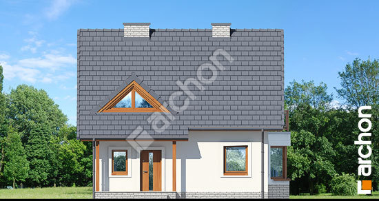 Передній фасад Будинок під буками 4 вер.2