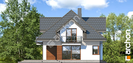 Бочний фасад Будинок в сливах 2