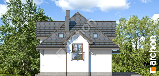 Бочний фасад Будинок в сливах 2