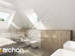 Проект будинку ARCHON+ Будинок в сливах 2 візуалізація ванни (візуалізація 3 від 2)