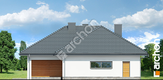 Боковой фасад Дом в сирени 4 (Г)