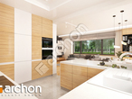 Проект будинку ARCHON+ Будинок в бузку 4 (Г) візуалізація кухні 1 від 2