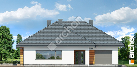 Передній фасад Будинок в бузку 4 (Г)