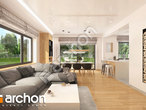 Проект дома ARCHON+ Дом в сирени 4 (Г) дневная зона (визуализация 1 вид 4)