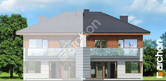 Дворовой фасад Вилла Юлия (Б) вер.3