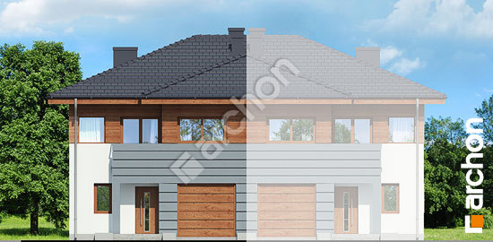 Передний фасад Вилла Юлия (Б) вер.3