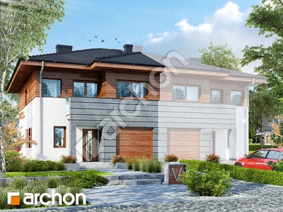 Проект дома ARCHON+ Вилла Юлия (Б) вер.3 