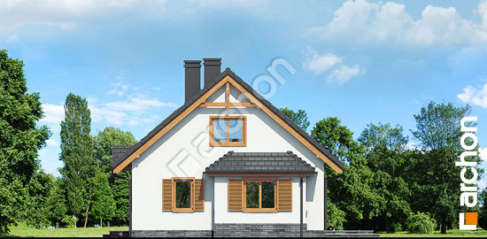 Бочний фасад Будинок мініатюрка 2 вер. 3