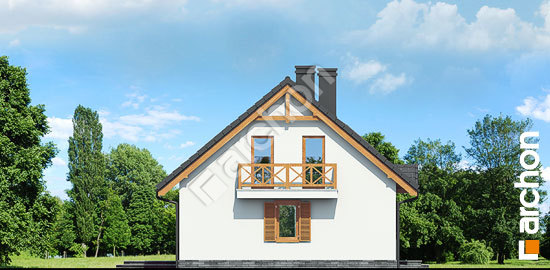 Бочний фасад Будинок мініатюрка 2 вер. 3