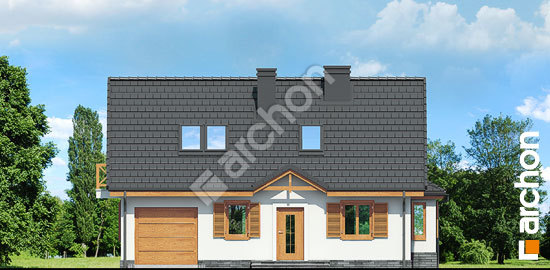 Передній фасад Будинок мініатюрка 2 вер. 3