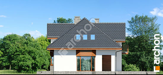 Боковой фасад Дом в калатеях 8 (В)