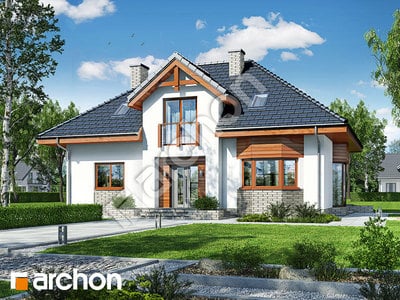 Проєкт будинку ARCHON+ Будинок в калатеях 2 (В) 