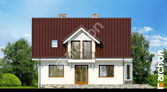 Дворовий фасад Будинок в рододендронах 6 (В) вер.2