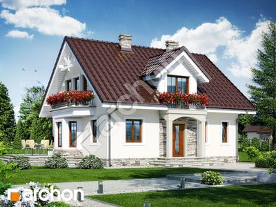 Проєкт будинку ARCHON+ Будинок в рододендронах 6 (В) вер.2 