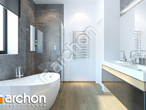 Проект дома ARCHON+ Дом под софорой визуализация ванной (визуализация 3 вид 3)