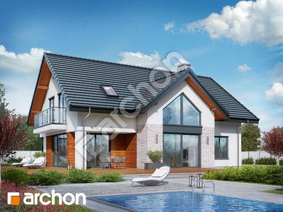 Проект дома ARCHON+ Дом под софорой 